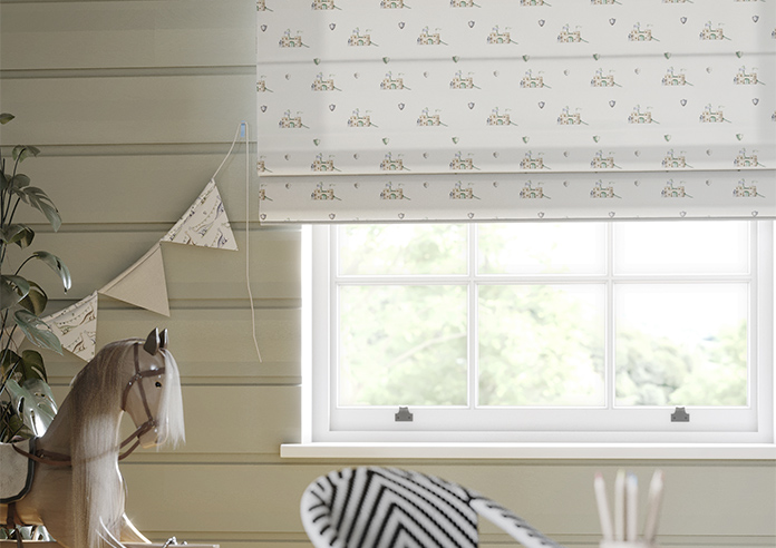Jurassic Joust, Castle Guard Knightly - Twist&Fit Roman Blind - Image 5